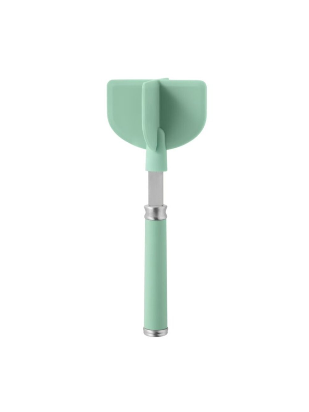 The Pioneer Woman Home Green Stainless Blade Ground Manual Meat Masher Chopper